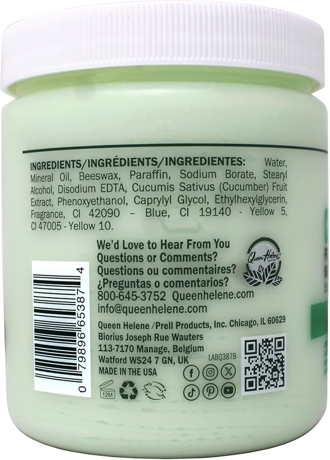 Queen Helene Cucumber Professional Massage Cream, Soothing and Moisturizing, 15 oz (Pack of 2)