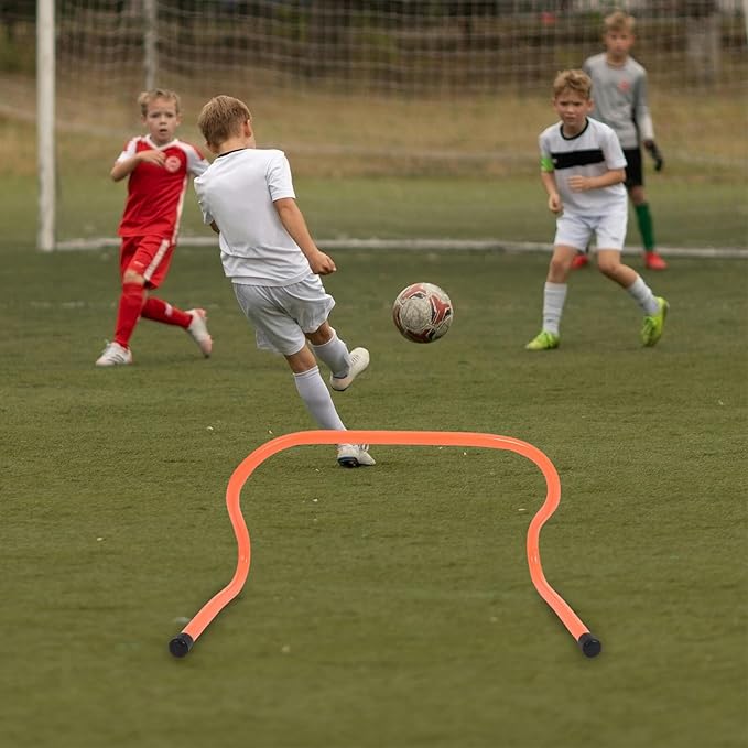 2pcs Agility Training Hurdles 23cm Wear-Resistant Plastic Speed Hurdles for Football and Sports Speed Agility Training Equipment