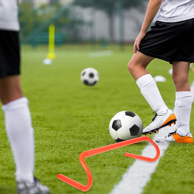 Cabilock Agility Training Hurdle for Portable Football Soccer Speed Hurdle Equipment for Outdoor Indoor Sports Training and Skill Development