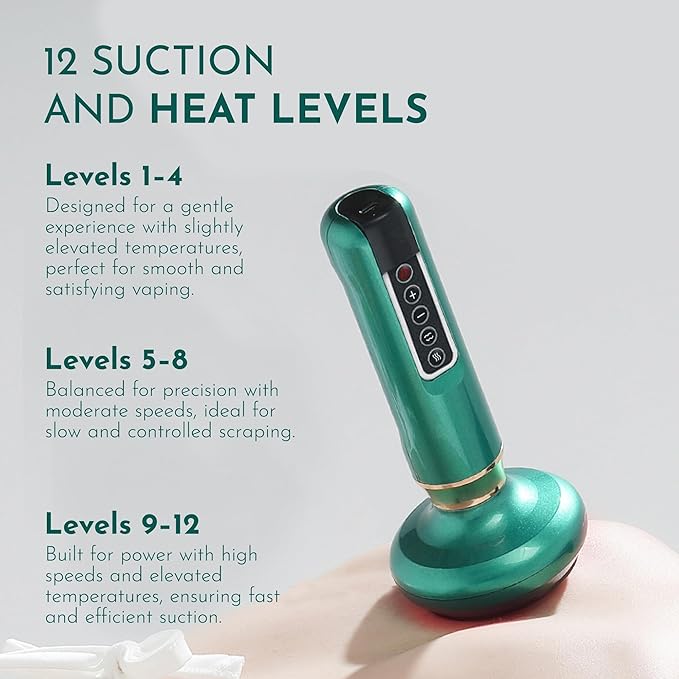Anti Cellulite Bluile Massager - Handheld Electric Anti-Cellulite Contouring Body Sculpting Machine - Rechargeable Cordless Fat Vacuum Suction Remover Shaping Massage Device