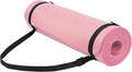 Fitvids Yoga Mat, 1/2-Inch Extra Thick High Density Exercise Mat, Anti-Tear Exercise Yoga Mat with Carrying Strap, Suitable for Various Yoga Exercises
