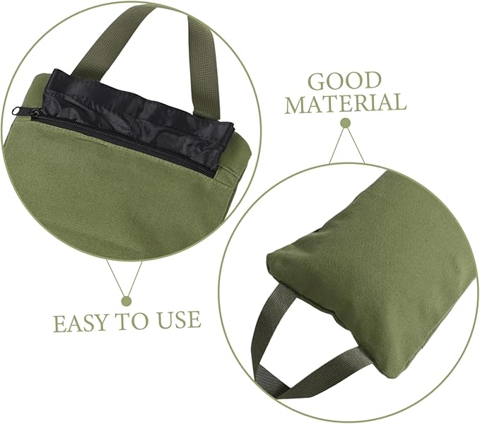 Milisten 1pc Weight Capacity Fitness Sandbag Canvas Hanging Bag Yoga Gym Bag Workout Sandbags Handles