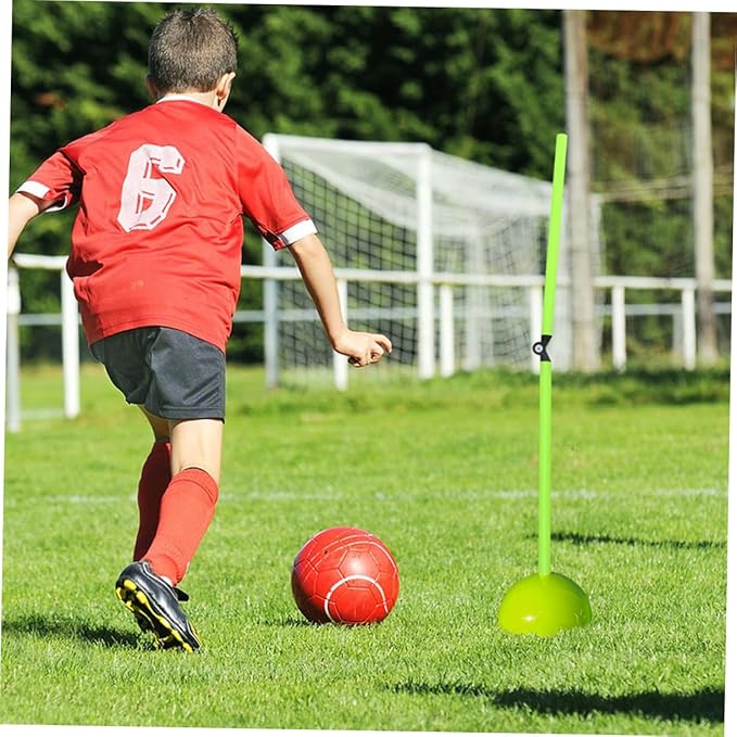 SUPVOX 3Pcs Football Training Sign Poles Agility Hurdles for Soccer Basketball Flexible Training Tools for Use Enhance Speed Agility Skills