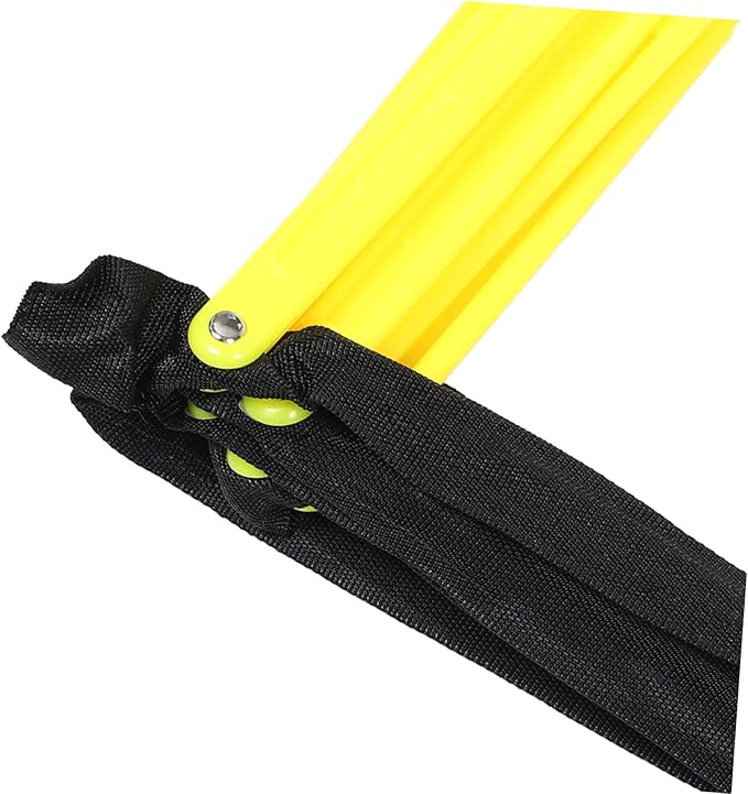 PRETYZOOM Portable Agility Ladder for Soccer Training with Ninesquare Design Material Football Workout Ladder for Speed Footwork and Versatile Team Athletic Drills