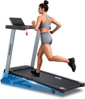 Treadmills for Home, 15-Level Auto Incline, 17.32" Wide Belt, 3.0HP, 0.6–10 MPH, 300 lb Capacity Folding Running Machine, 40 Preset Programs