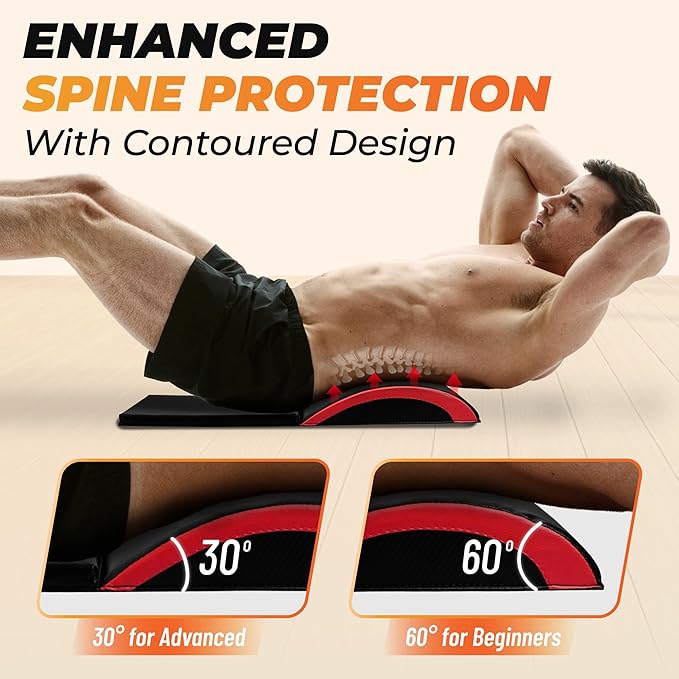 Yes4All Abdominal Exercise Pads, Foldable Ab Workout Equipment for Home Gym Core Training & Back Stretching, Sit Up Mat for Floor Exercises
