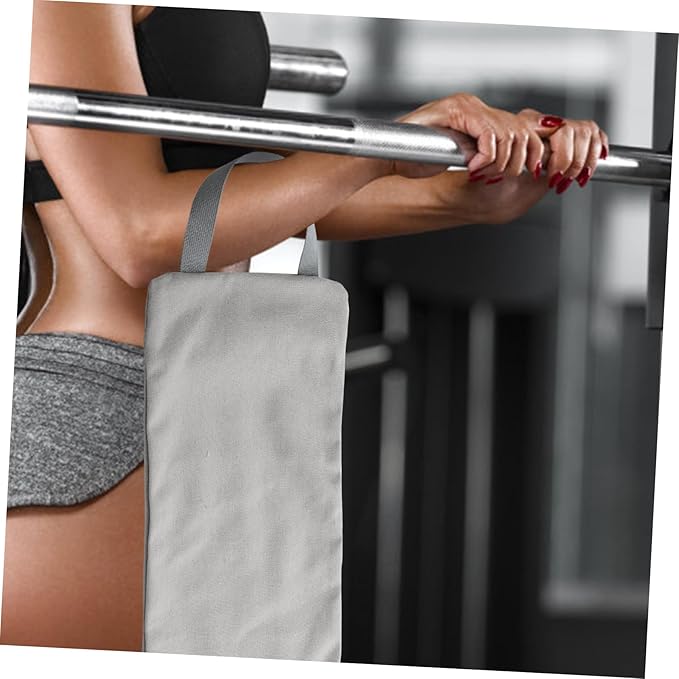 Garneck Canvas Weight Training Sandbag for Fitness and Yoga Adjustable Workout Sandbag with Handles 10kg Capacity Suitable for Strength Training and Rehabilitation
