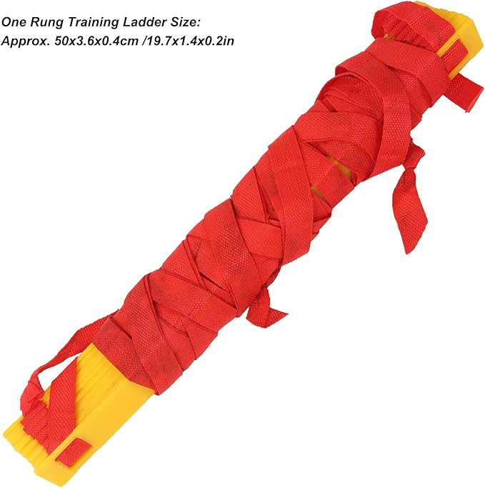 7M 14 Rung Agility Speed Training Ladder, Football Soccer Fitness Ladder, High - Density Braided Agility Ladder with Storage Bag for Athletes and Coaches