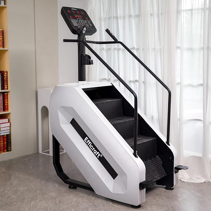Stair Stepper Machine for Home Gym, Commercial Grade Stair Climber Stair Master with LED Screen, 15 Speed Levels, 15–164 Steps/Min, Heavy-Duty Steel Frame for Cardio Training
