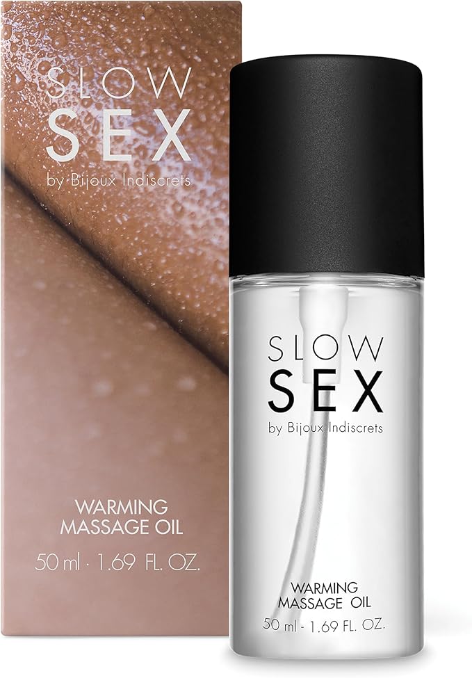 Warming Massage Oil for Couples – Kissable Coconut Flavor, Edible Body Oil with Blow-Activated Warming Sensation – Smooth, Toy & Condom Compatible Erotic Gel for Sensual Foreplay