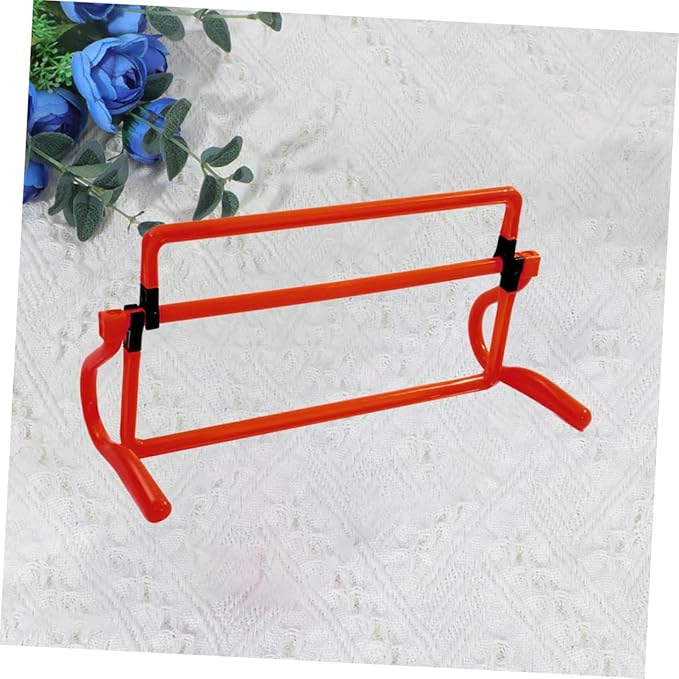 Removable Agility Hurdles for Soccer Training Exercise Equipment Ultra Stable Base for Speed Agility Practice Essential Football Training Obstacles Red