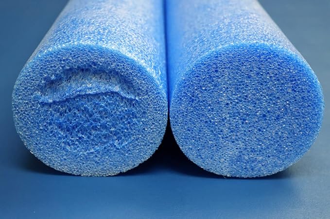 Foam Factory Inc, Exercise Foam Roller, 2-Pack, 3lb Polyethylene 5” Diameter, 11” Length – Made in The USA – for Muscle Massaging, Yoga, and Stretching