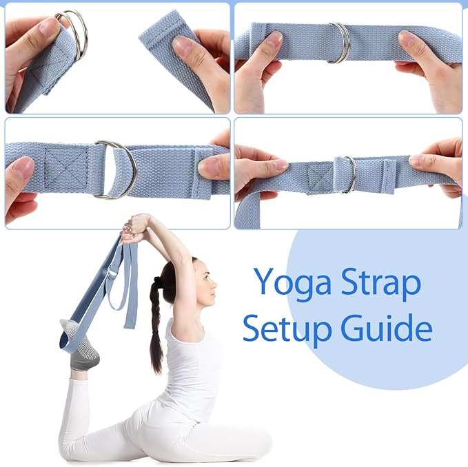 Poen Pilates Equipment Kit for Home Workout Pilates Ring and Ball Set for Women 12'' Circle Yoga Fitness Essentials Kit with Resistance Bands, Yoga Strap, Socks,Bag