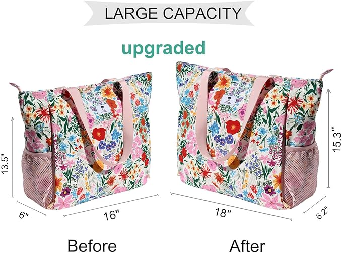 ESVAN Yoga Mat Bag Yoga Tote Carrier Shoulder Bag Carryall Tote for Office,Yoga,Pilates,Travel,Beach and Gym