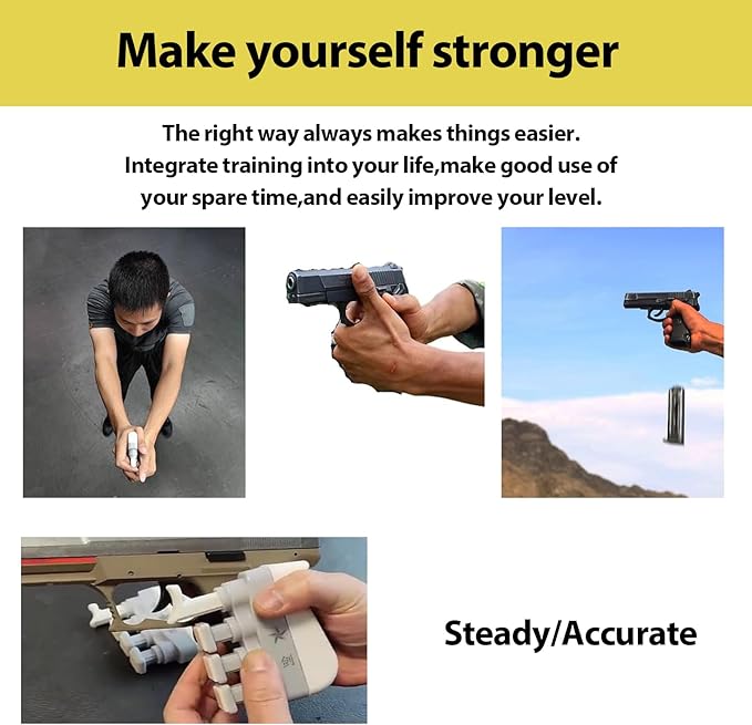 Trigger Trainer Dry Fire Practice Tool – Compact Shooting Rhythm and Training Device, Adjustable Resistance for Firearm Accuracy and Muscle Memory, for and Tactical Shooting