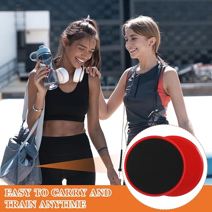 24 Pcs Core Sliders Bulk Exercise Glider Discs Gifts for Group Training Classes Fitness Slider Workout Dual Sided AB Pads for Gym, Home, Yoga, Pilates, Strengthen Abdomen, Burn Fat, Improve Balance