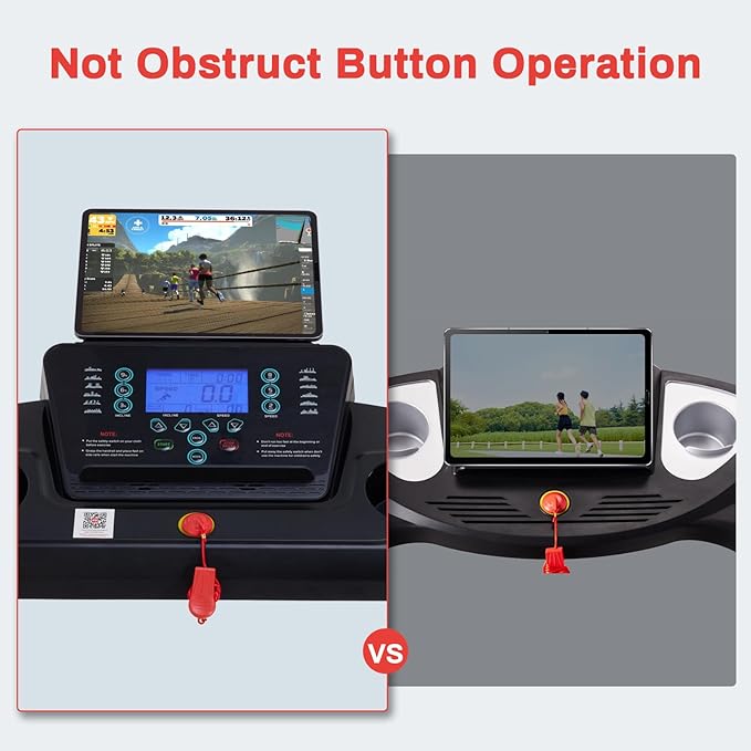 15% Auto Incline Treadmills for Home, 10 MPH Speed, 3.0 HP Foldable Treadmill, 18" Wider Belt, 36 Programs, Running Treadmills for Home with Bluetooth APP
