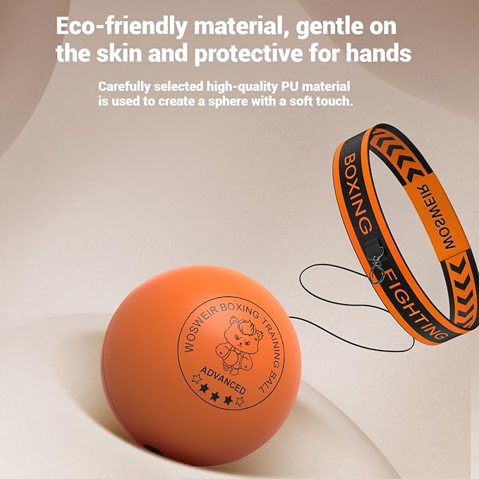 Boxing Reflex Ball - Improve Speed, Agility & Coordination - Perfect for Boxing Training & Fitness Workouts