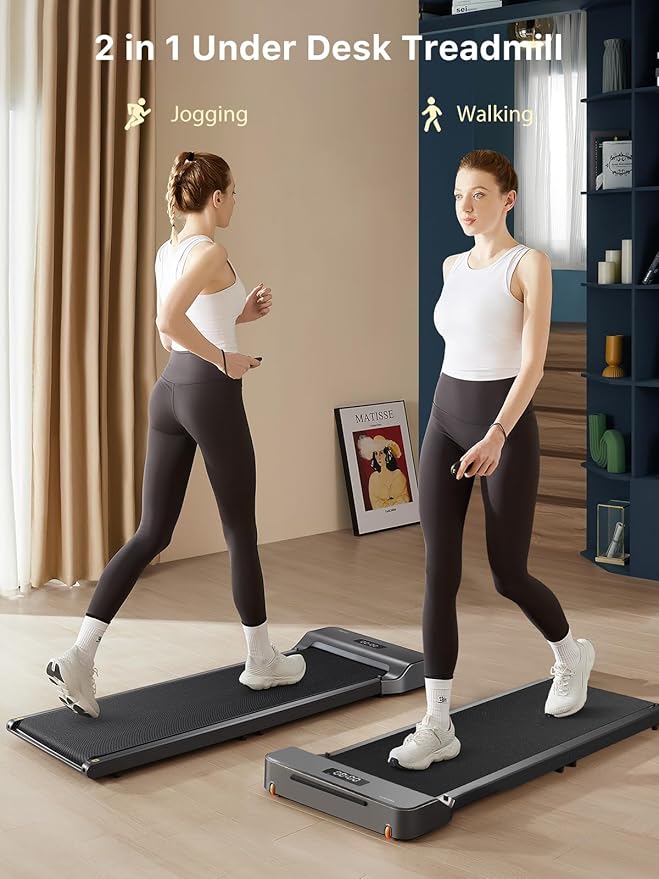 WALKINGPAD Foldable Walking Pad for Home Office, Under Desk Treadmill with Adaptive Speed Control, Compact Design for Small Spaces, No Assembly Needed
