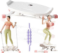 Balance Board, All-Motion Trainer, Portable Ski Balancing Machine with LCD Monitor, Balance Board with Resistance Bands, Burn Fat, Sculpt Curves & Feel Stronger