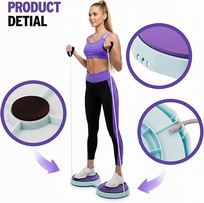 Waist Twister Machine Exercise Tool, Ab Twister Board with the Smart LED Digital Monitor, Noiseless Ab Twister for Home Gym Equipment