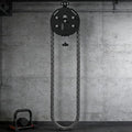 Endless Rope Trainer Machine,0-30kg Adjusted Resistance,Athletes Suspension Pulley Trainer,330lb Load Capacity,for Grip Arms Back and Core Strength