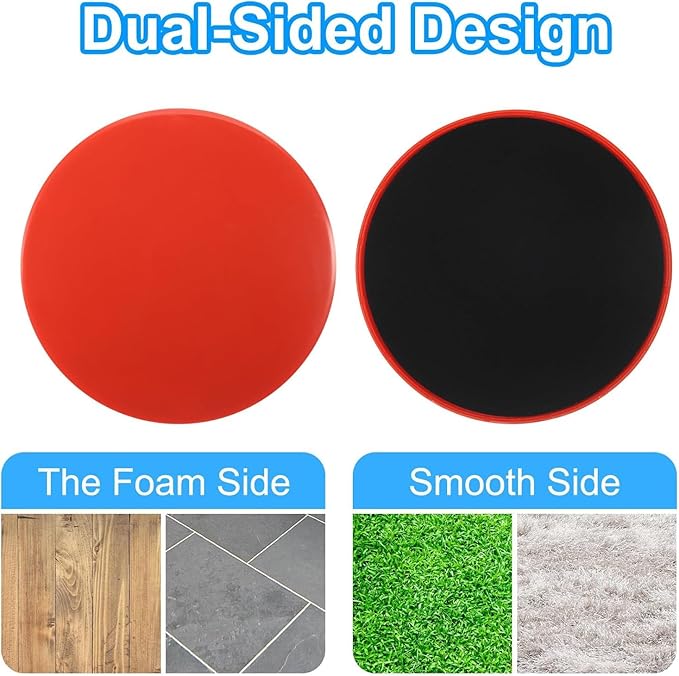 Pilates Board,Core Sliders for Working Out, Dual Sided Exercise Sliders,Fitness Workout Discs Strength Slides,Gliding Discs for Gym Carpet Hardwood Floor
