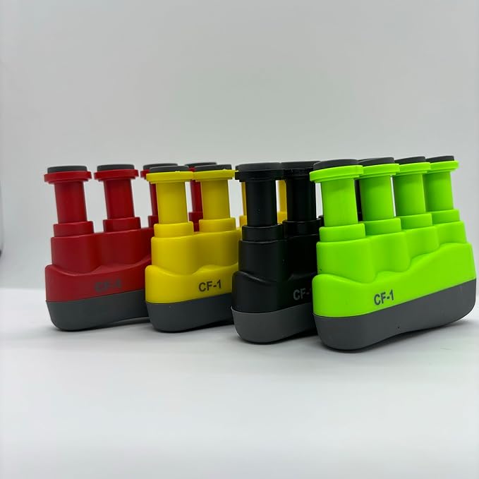 Guitar Finger Strengthener - Improve Your Finger Power, Flexibility, and Span for Playing String Instruments (Red)