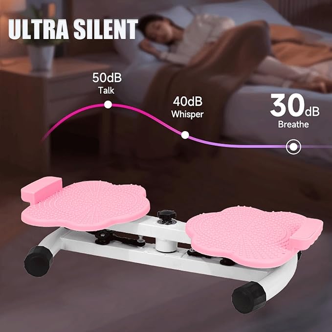 Waist Twister, Waist Twisting Machine, Exercise Twist Boards with Resistance Bands,360° Rotating Ab Twister Machine For Core Workout Abdominal Fat Loss