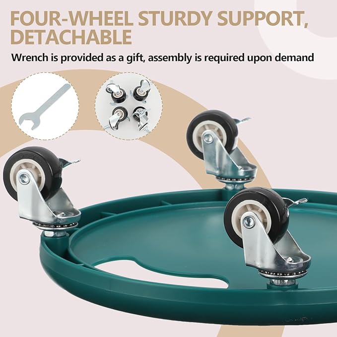 8 Pcs Abdominal Exercise Roller Wheel Abdominal Exercise Sliders for Core Workout AB Wheel Exercise Board Abdominal Board Trainer for Abdominal Core Strength Training, AB Workout Equipment