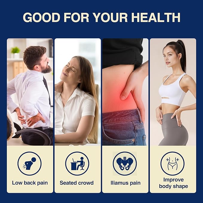 Psoas Release Tool-Hip Hook Psoas Muscle Release Tool Fully Adjustable for Iliacus,Waist Pain Sciatica,Back&Posture Relief,Hip Flexor Release Tool and Trigger Point Massage Tool [Patent Pending]