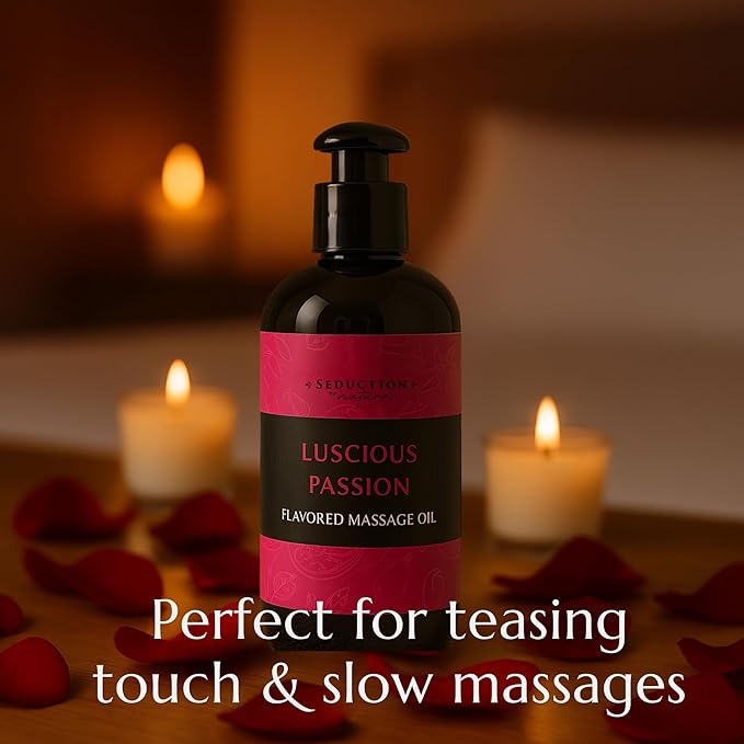 Vegan Massage Oil for Body – Plant-Based Body Oil for Moisturizing, Relaxation, Deep Tissue and Aromatherapy Massage