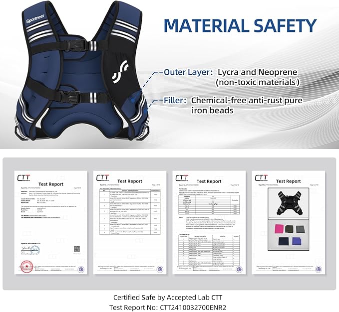 Sportneer Weighted Vest Woman: 8lb/12lb/15lb/20lb/25lb Weight Vest for Walking with Phone Bag, Adjustable Women Weighted Vest for Running Rucking Vest for Jogging Strength Training Weight Loss