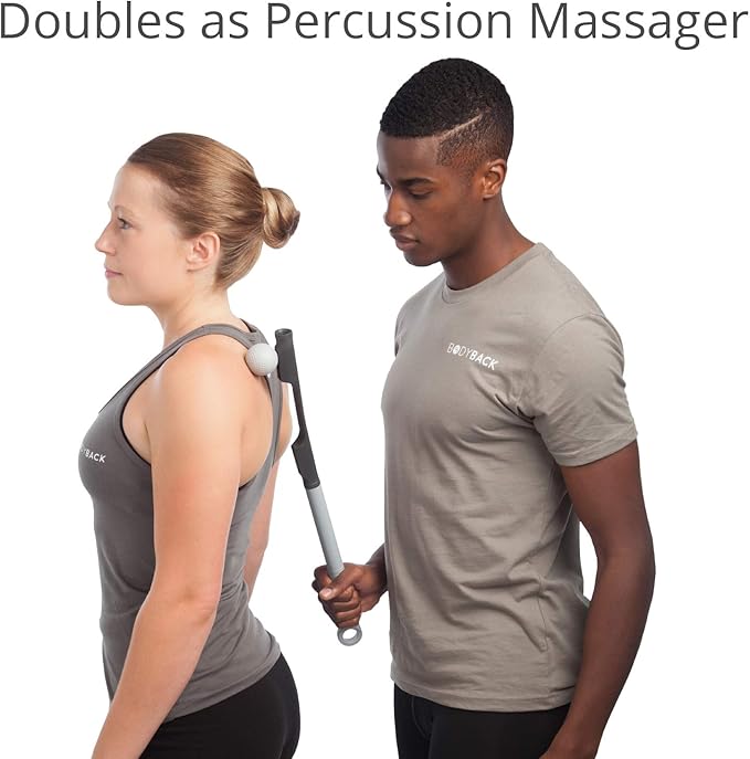 Body Back AccuMassage - Dual Pressure Point Massage Tool & Massage Hammer - 2 in 1 Design - Shiatsu Neck Massager Tool, Golf Ball Percussion Massager for Deep Tissue