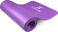 ProsourceFit Extra Thick Yoga and Pilates Mat ½” (13mm) or 1" (25mm), 71-inch Long High Density Exercise Mat with Comfort Foam and Carrying Strap