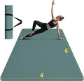 Large Yoga Mat (6'x 4') - Extra Long and Wide Workout Mat for Men and Women,Non-Slip POE 0.32''/0.4'' Thick Fitness Mat, Eco-Friendly, Thick Wide Exercise Mat for Home Workouts,Ideal for Yoga and Pilates.