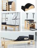 Solid Wood Pilates Core Bed Yoga Gym Private Teaching Fitness Equipment Cadillac Five Piece Set Yoga Corrector