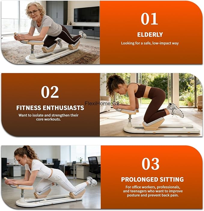 Spine Twist & Stretch Trainer, As Seen on TikTok Low-Impact Home Gym Equipment for Waist Toning, Leg Stretching & Core Activation, US Local Ship