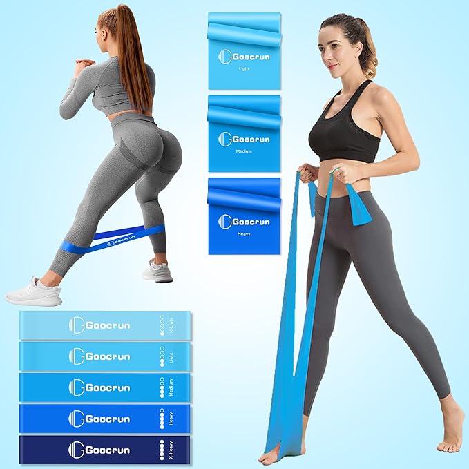 Pilates Ring Set Exercise Equipment, with Exercise Resistance Bands Set, Pilates Ball, Sliding Disks. Portable Home Gym - with Fitness Guide Poster