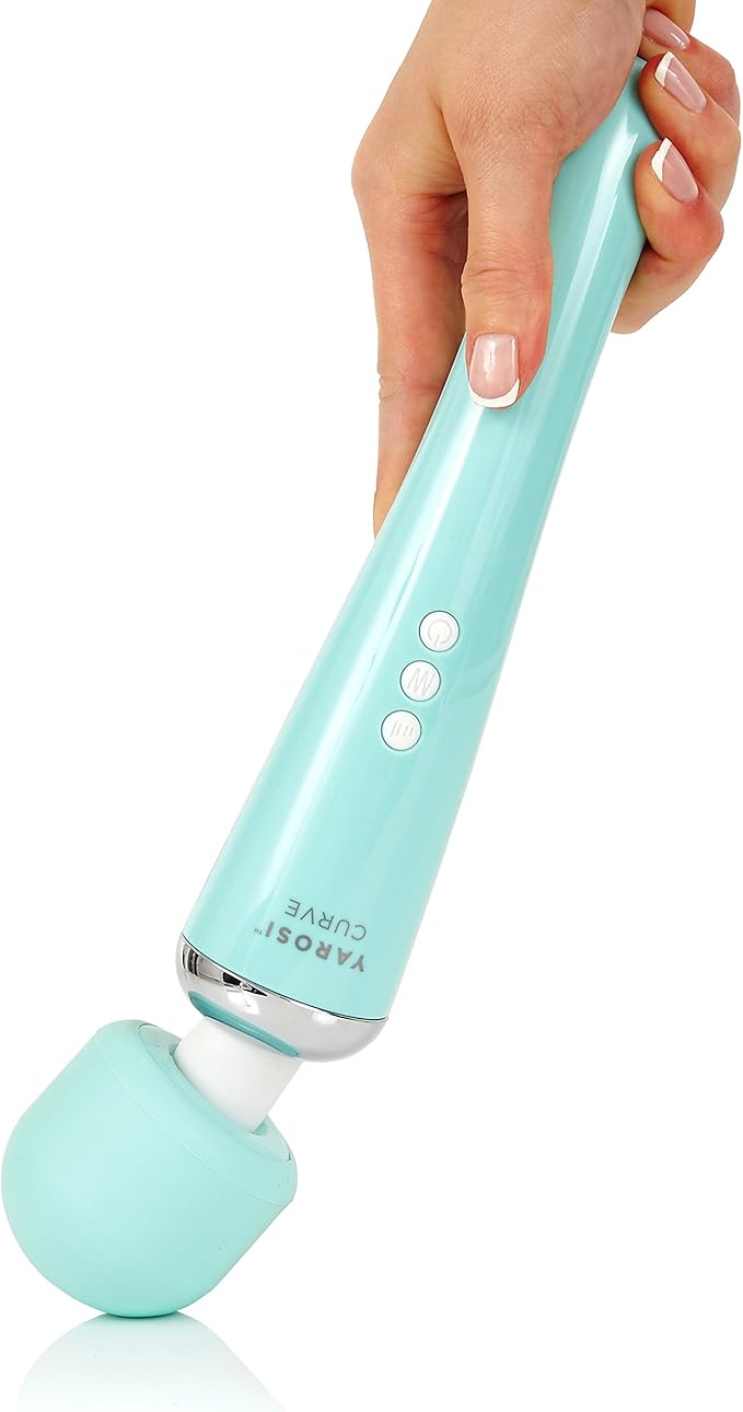 Yarosi Cordless Curve Therapeutic Device - 8 Powerful Speeds and 20 Patterns - for Muscle Aches and Sports Recovery - Rechargeable - Travel Friendly - Green