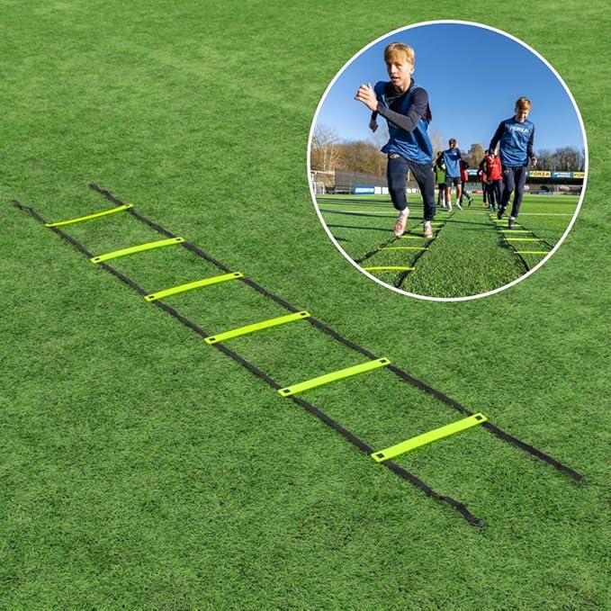 FORZA Agility Training Ladder | Improve Your Performance with Versatile Footwork Drills - Available in 10ft or 20ft Lengths