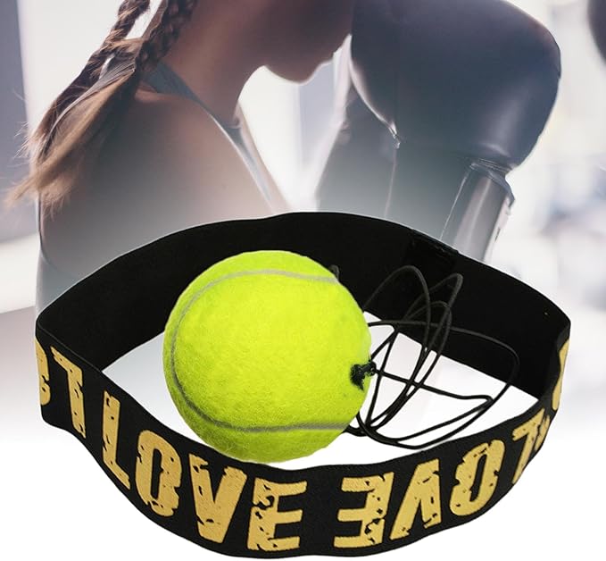 Boxing Reflex Ball Headband Set Reflex Punching Ball Adjustable Headband for Fitness