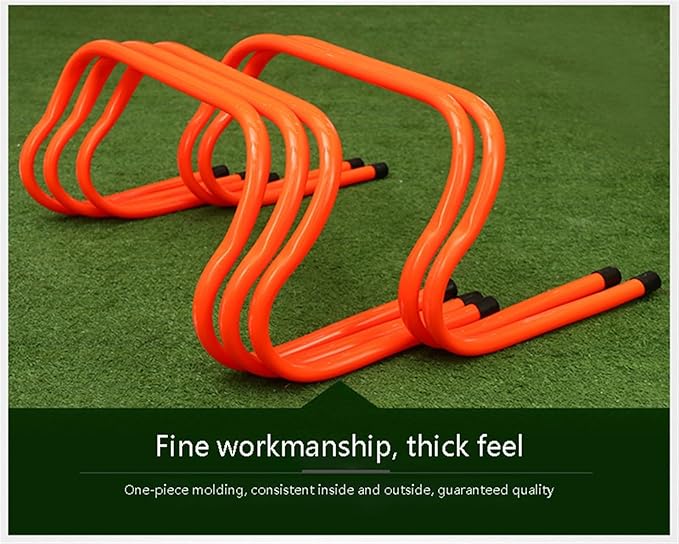 Speed Hurdles for Agility Training [Set of 6] | Hurdles Training Equipment | Multi-Sports Equipment | Speed & Agility Training Equipment (Size : H 30cm)