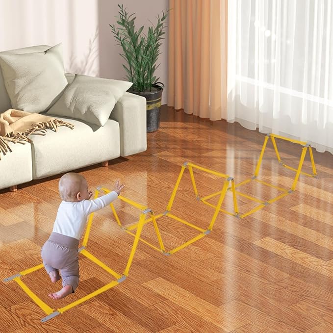 Agility Ladder Soccer Speed Ladder Folding Workout Ladder for Kids Teens Adults Agility Training Equipment Jumping Obstacles