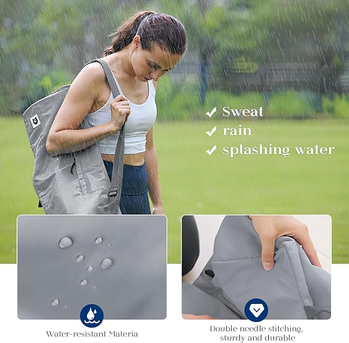 Tumaz Yoga Mat Bag | Padded Adjustable Shoulder Strap | Fits Up to 26" Mats | Multi-Pocket Storage for Essentials | Heavy-Duty G-Hook Closure | Lightweight & Durable for Yoga, Pilates & Fitness