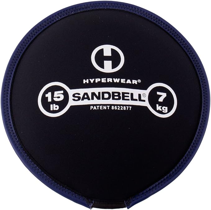 HYPERWEAR SandBell® Soft Sandbag Weight (2–50 lbs) – Pre-Filled with Clean USA Sand, Safe Soft Weight for Strength Training, HIIT, Functional Fitness, Rucking & Home Workouts