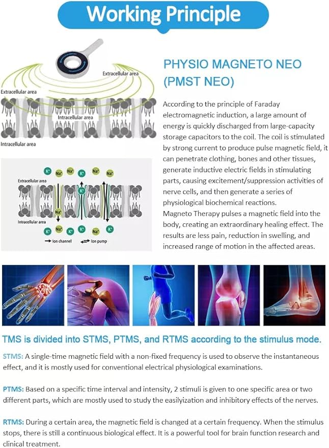Magnetic Therapy Device Physical Therapy Equipment Pain Relief electromagnetic Magnetic Super Transduction Device