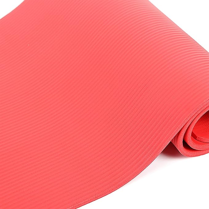 Yoga Mat Thick 1/5" Thick Non Slip Anti-Tear High Density Exercise Mat with Carrying Strap Large Yoga Mat for Floor, Gym, Fitness, Pilates, Stretching, Home Yoga, Workouts