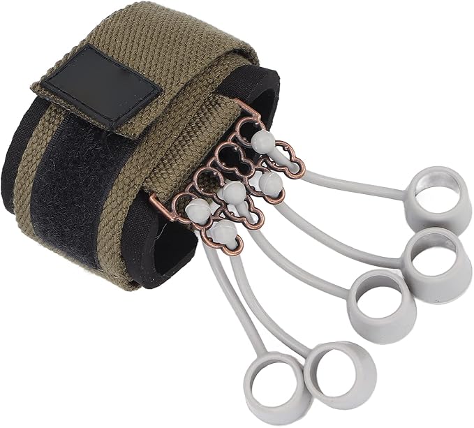 Finger Exerciser, 20Lb/40Lb Hand Grip Strengthener, Hand Strengthener Finger Band Guitar Finger Stretcher Hand Yoga Equipment for Forearm, Arthritis, Carpal Tunnel (Green 20 lbs)