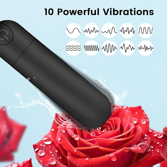Handheld Electric Back Massager - Mini Waterproof&Rechargeable Handheld Deep Tissue Neck Black